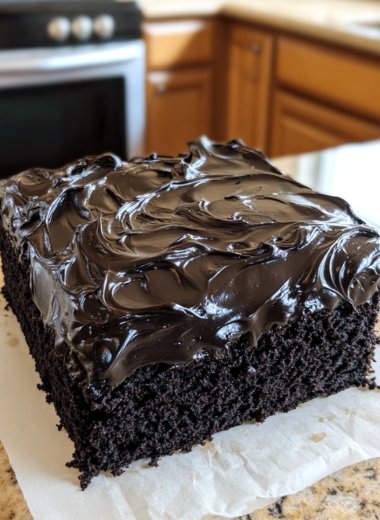 Dark Chocolate Malt Snack Cake
