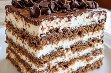 Mocha Chocolate Icebox Cake