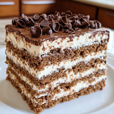 Mocha Chocolate Icebox Cake