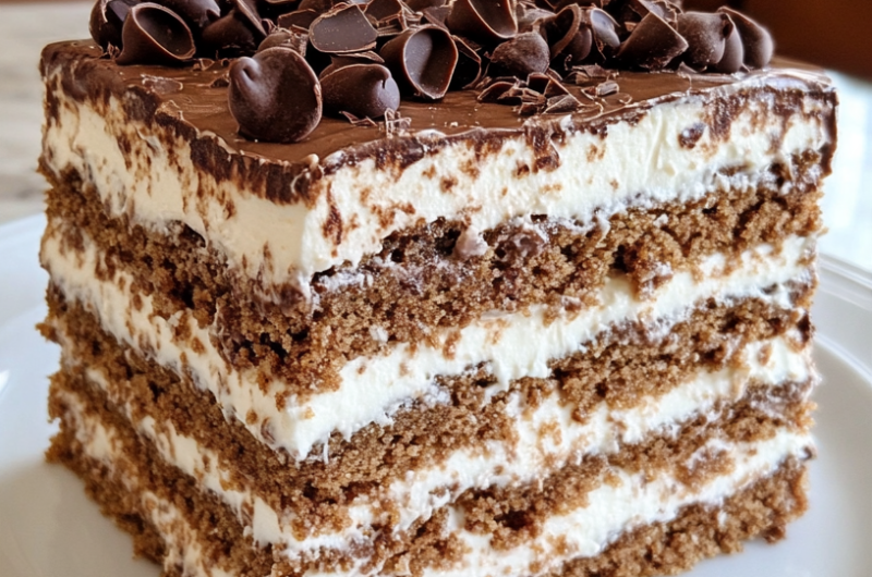 Mocha Chocolate Icebox Cake