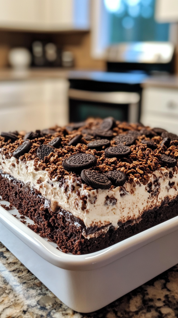 Cookies and Cream Lazy Cat Cake